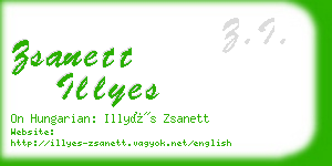 zsanett illyes business card